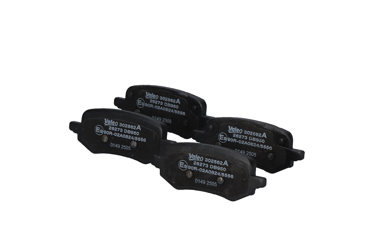 Jeu de 4 plaquettes de frein VALEO ref. 302562A